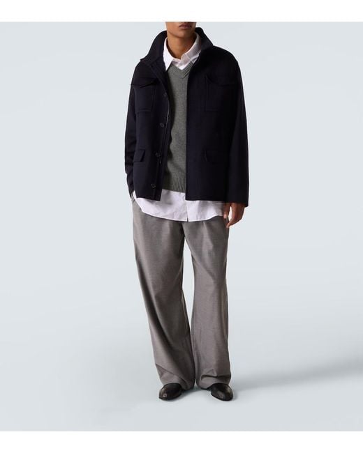 The Row Blue Tanith Cashmere Jacket for men