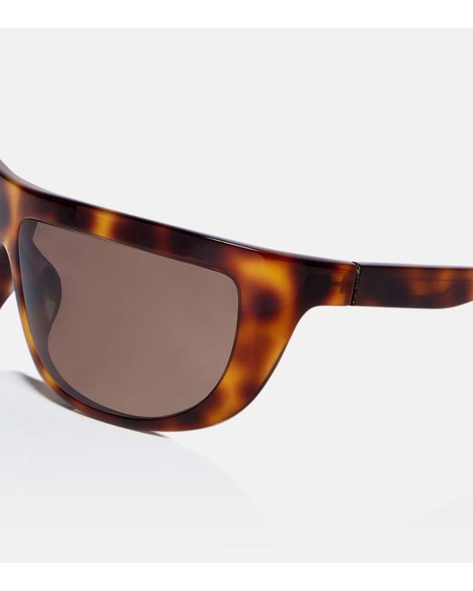 Khaite Brown X Oliver Peoples 1974C Flat-Top Sunglasses