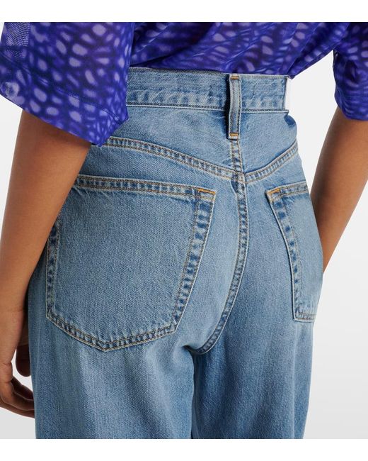 Jeans Regular 90S A Vita Alta di Re/done in Blue