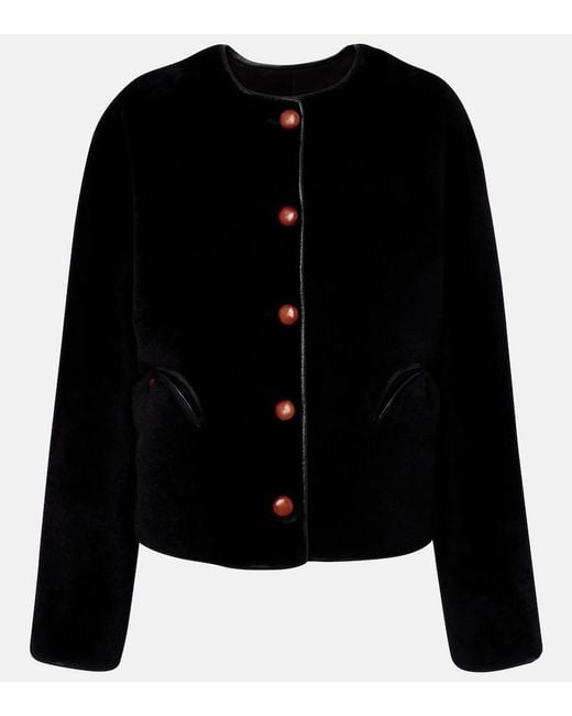 Blazé Milano Black Gliss Shearling Jacket