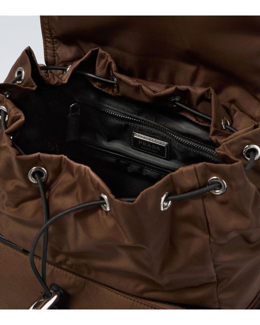 Prada Brown Explore Re-Nylon Backpack for men