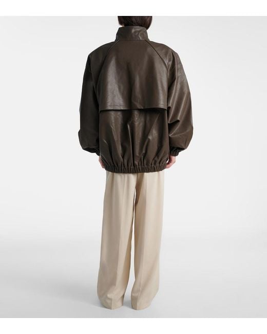 Frankie Shop Brown Senta Bomber Jacket