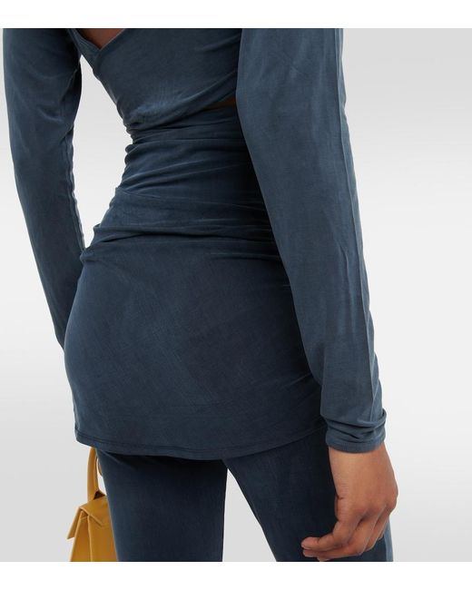 Jacquemus Blue Le Pantalon Espelho