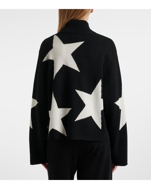Goldbergh Black Wool-Blend Turtleneck Sweater
