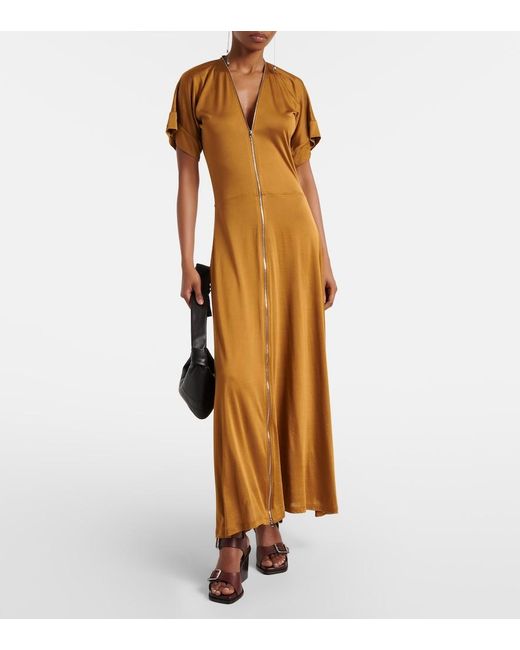 Lemaire Natural Jersey Maxi Dress