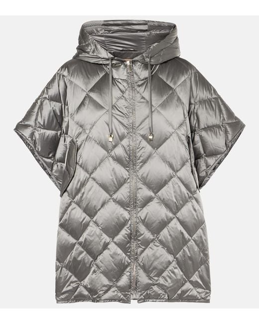 Max Mara Gray The Cube Cape Treman