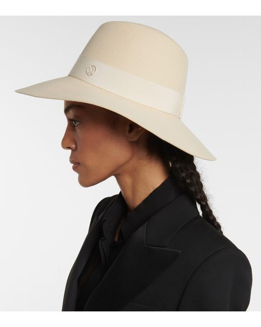 Maison Michel Kate Wool Felt Fedora in 
