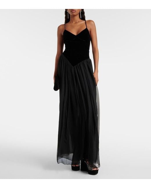 Rene Caovilla Black Embellished Suede Platform Sandals