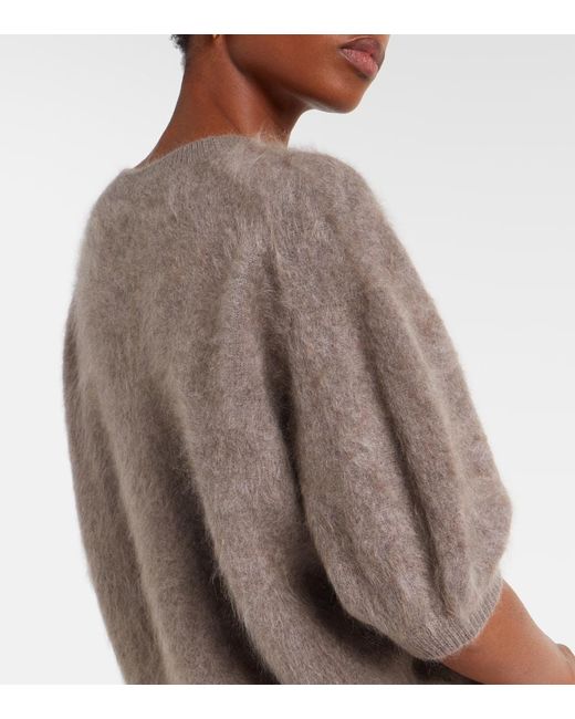Lisa Yang Brown Juniper Cashmere Sweater