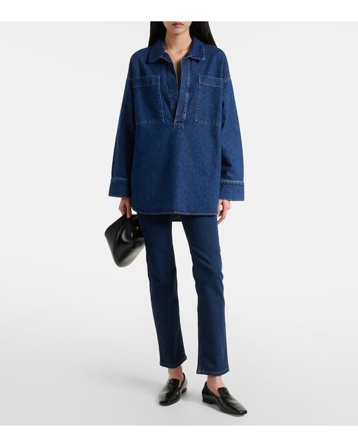 TOVE Blue Sonny Denim Blouse