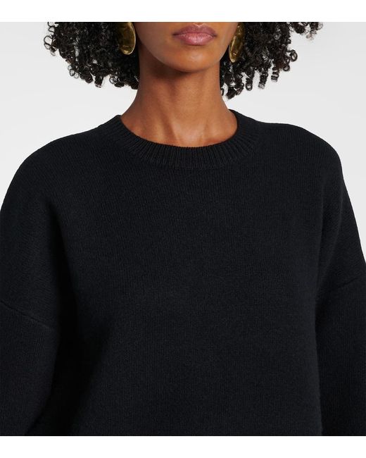 Totême Blue Wool And Cashmere-Blend Sweater