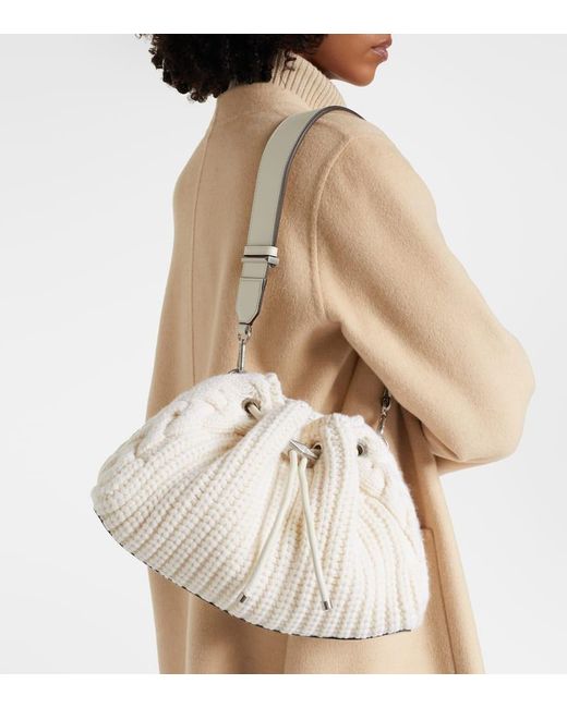 Sac Seau Bon Bon E/W Jimmy Choo en coloris Natural