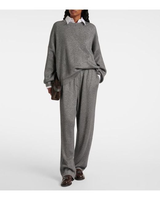 Pullover di Brunello Cucinelli in Gray