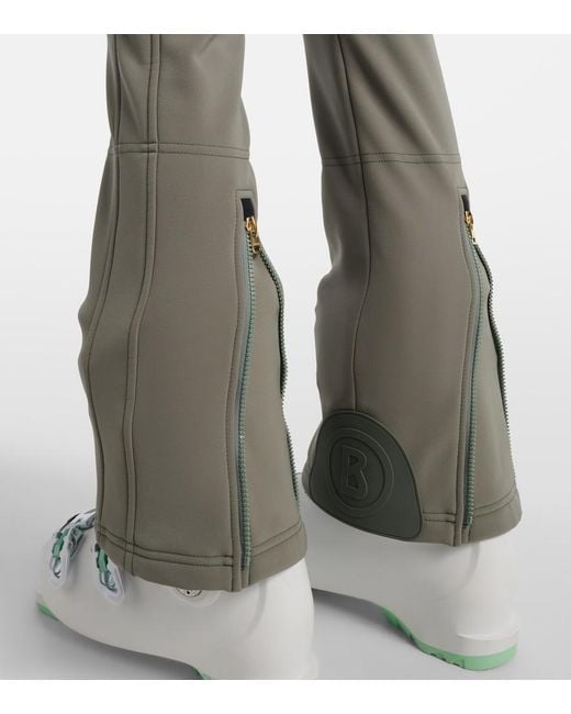 Bogner Gray Down Ski Suit And Jacket Set