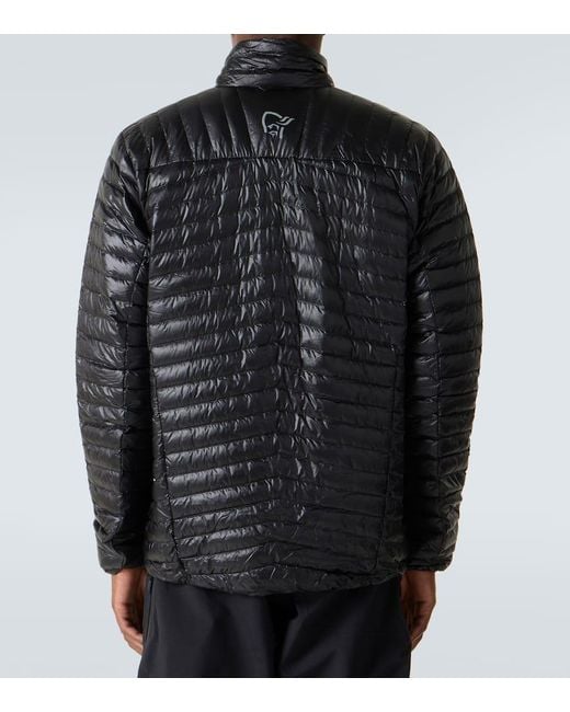 Norrona Black Trollveggen Down Ski Jacket for men