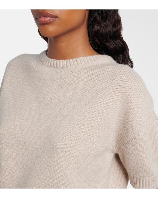 Khaite Natural Golden Cashmere Sweater