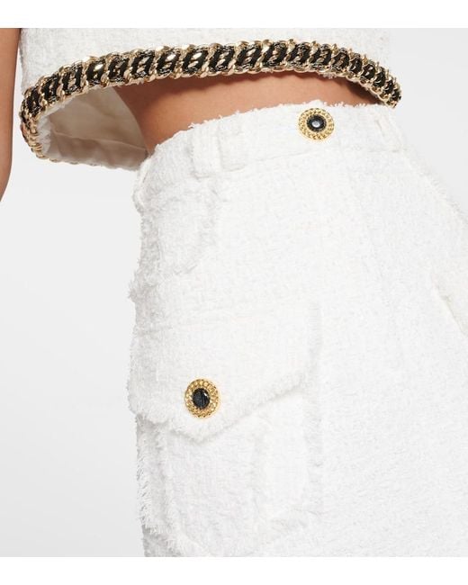 Balmain White Skirts