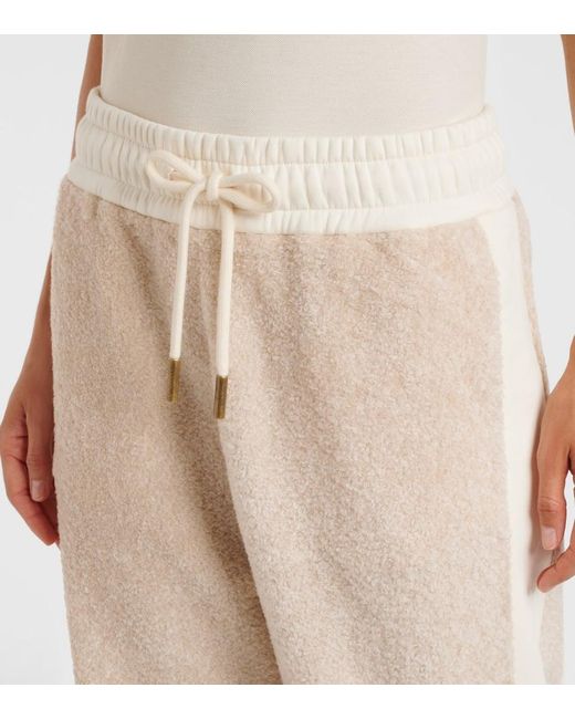 Moncler Natural Terry Sweatpants
