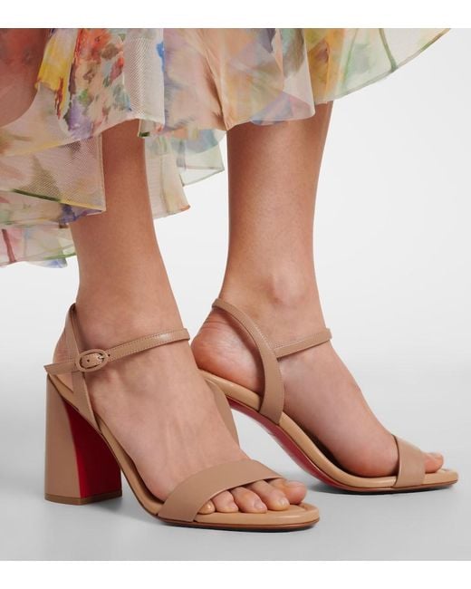 Christian Louboutin Brown Jane Leather Sandals