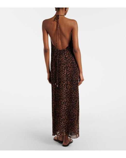 ViX Brown X Rosie Huntington-Whiteley Tammy Maxi Dress