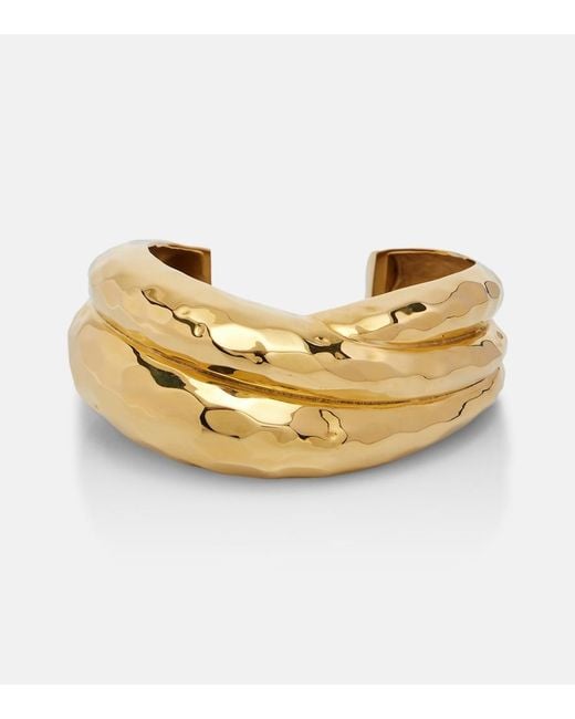 Saint Laurent Metallic Armreif Intertwined
