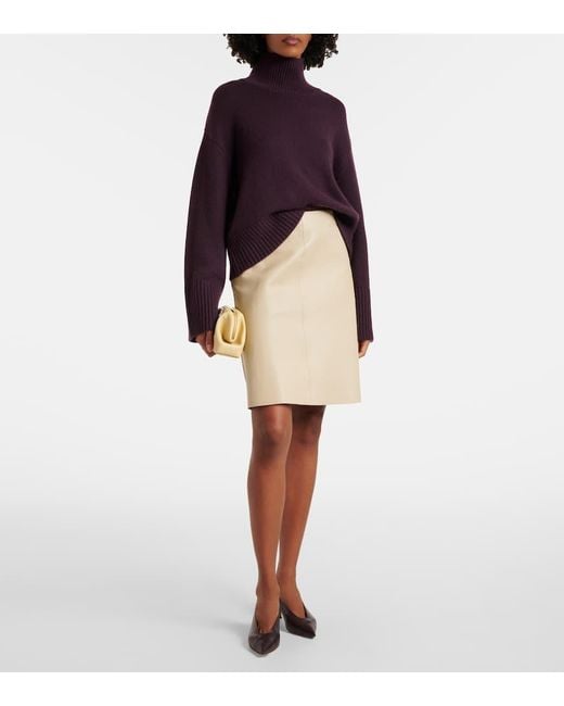 Le Monde Beryl Brown Pumps Babouche Aus Leder