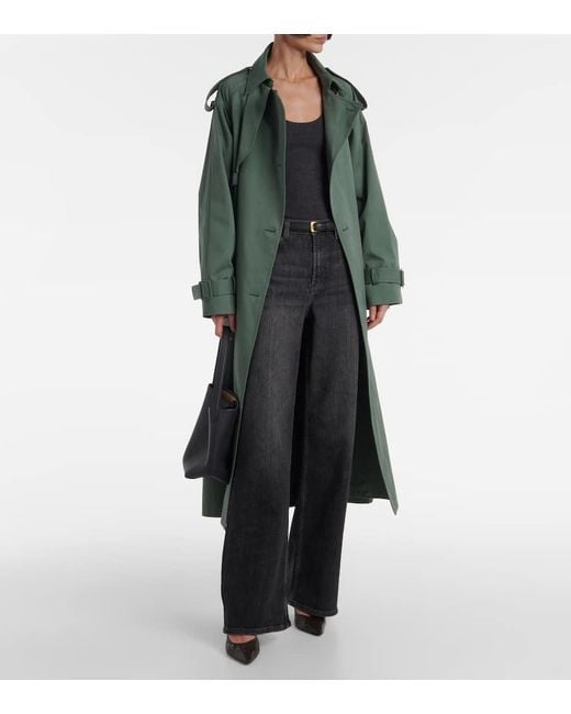 AG Jeans Blue New Baggy High-Rise Wide-Leg Jeans
