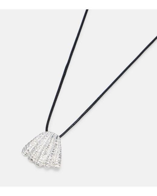 YSSO Metallic Whisper Of The Wind Pendant Necklace
