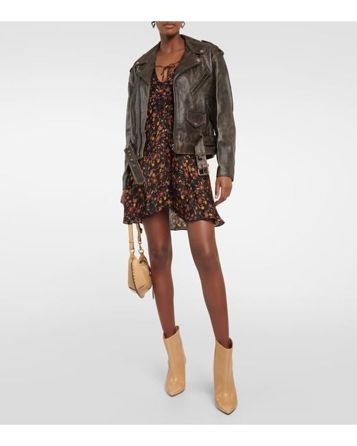 Isabel Marant Natural Miller Leather Ankle Boots