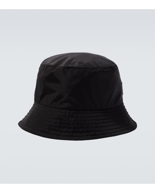 Saint Laurent Black Logo Bucket Hat for men