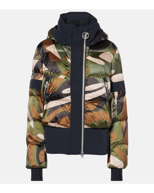 Toni Sailer Black Bedruckte Skijacke Loretta