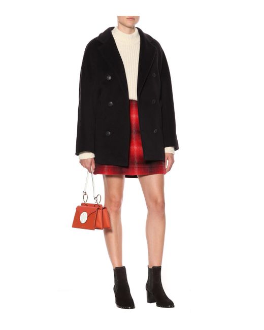 jimmy choo merril suede studded booties