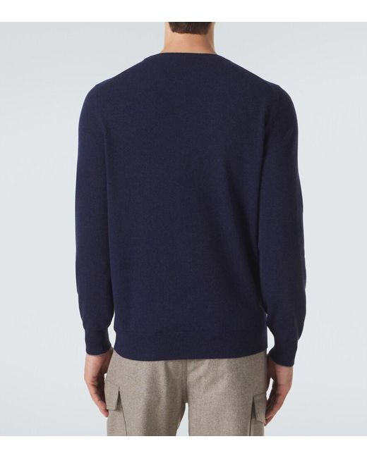 Pullover di Brunello Cucinelli in Blue da Uomo