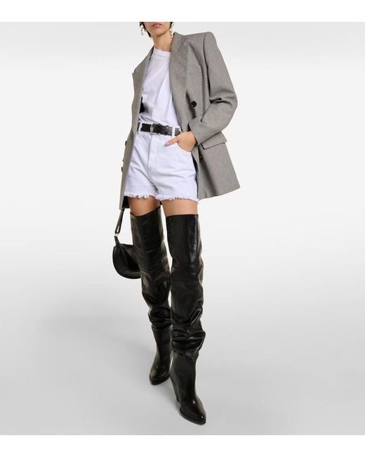 Isabel Marant White Nayda Cotton Jersey T-Shirt