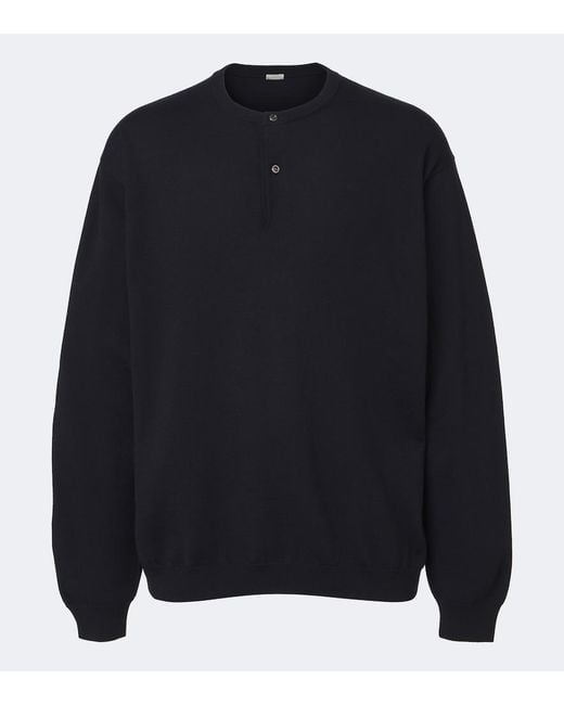 A.PRESSE Blue Wool Sweater for men