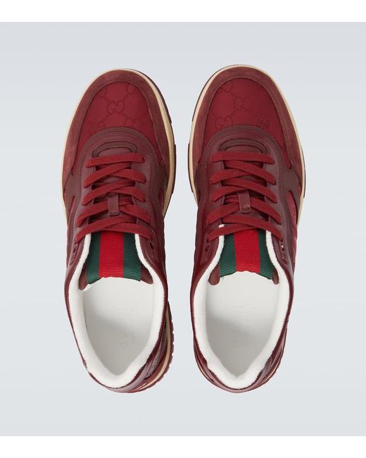 Baskets Re-Web Pour Homme, Taille Gucci pour homme en coloris Red