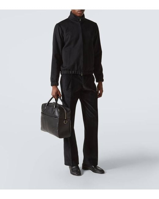 Metier Aktentasche Closer Aus Leder in Black für Herren