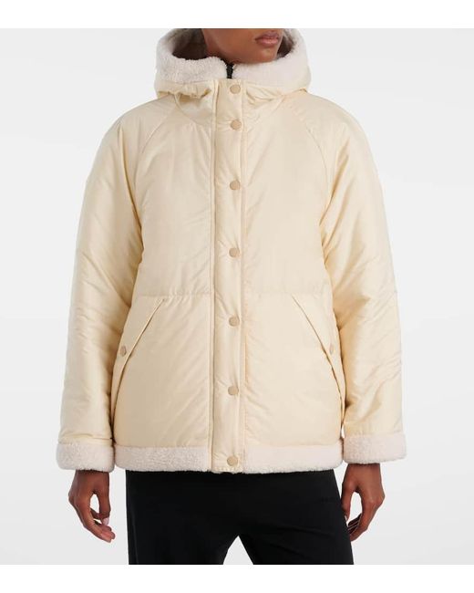 Moncler Natural Yushan Fleece Down Jacket