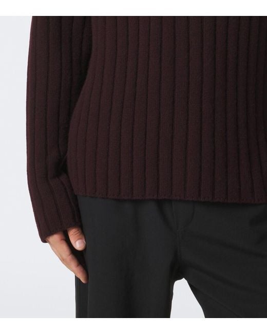 The Row Brown Ettore Cashmere Sweater for men