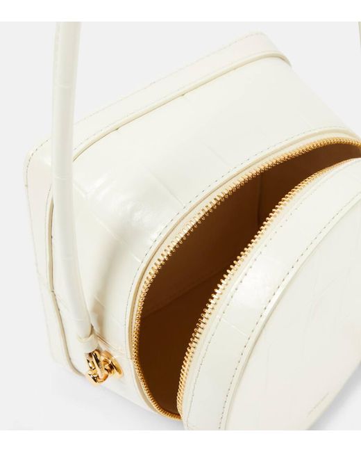 Jacquemus White Le Vanito Leather Shoulder Bag
