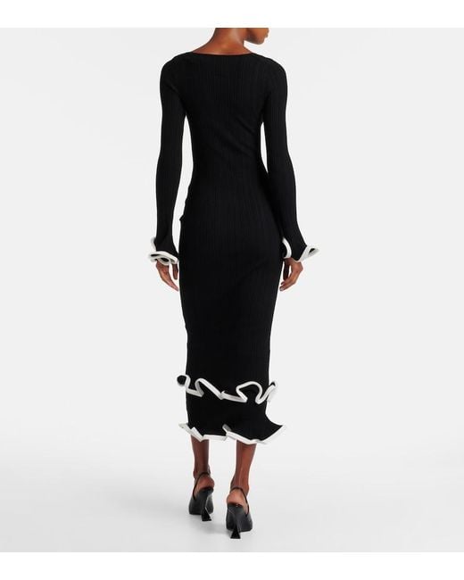 Robe Midi Solani Jonathan Simkhai en coloris Black