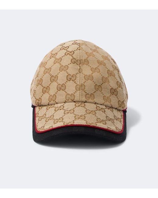 Gucci Natural Gg Canvas Baseball Cap for men