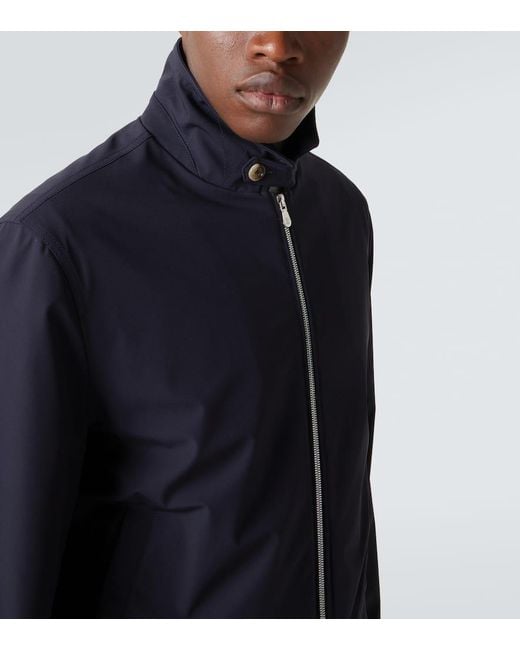 Chaqueta Con Cremallera Brunello Cucinelli de hombre de color Blue