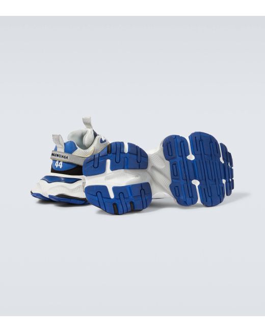 Balenciaga Blue Cargo Mesh Sneakers for men