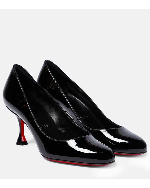 Christian Louboutin Black Pumps Stella Aus Lackleder