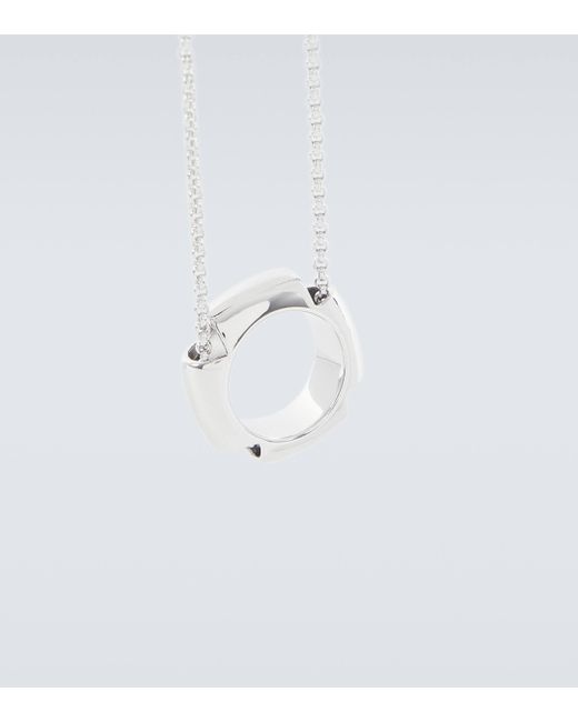 Tom Wood White Kimberlitt Sterling Silver Necklace for men