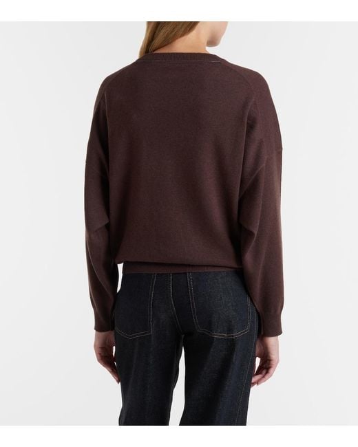 Brunello Cucinelli Brown Cashmere Sweater