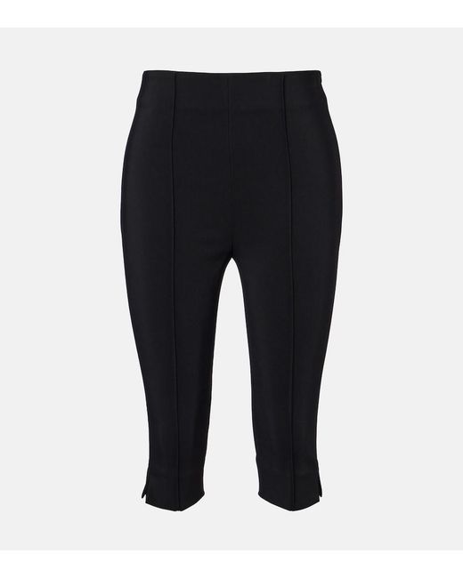 Rohe Black High-Rise Capri Pants