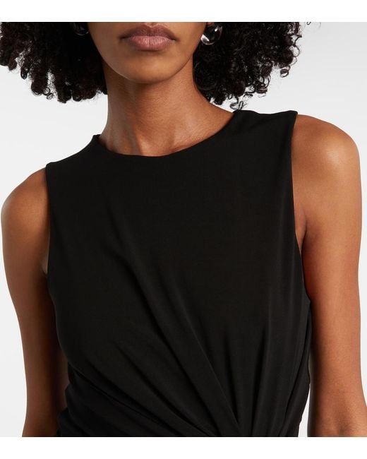Sportmax Black Jersey Maxi Dress
