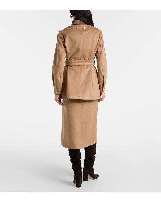 Giacca Leva di Max Mara in Brown